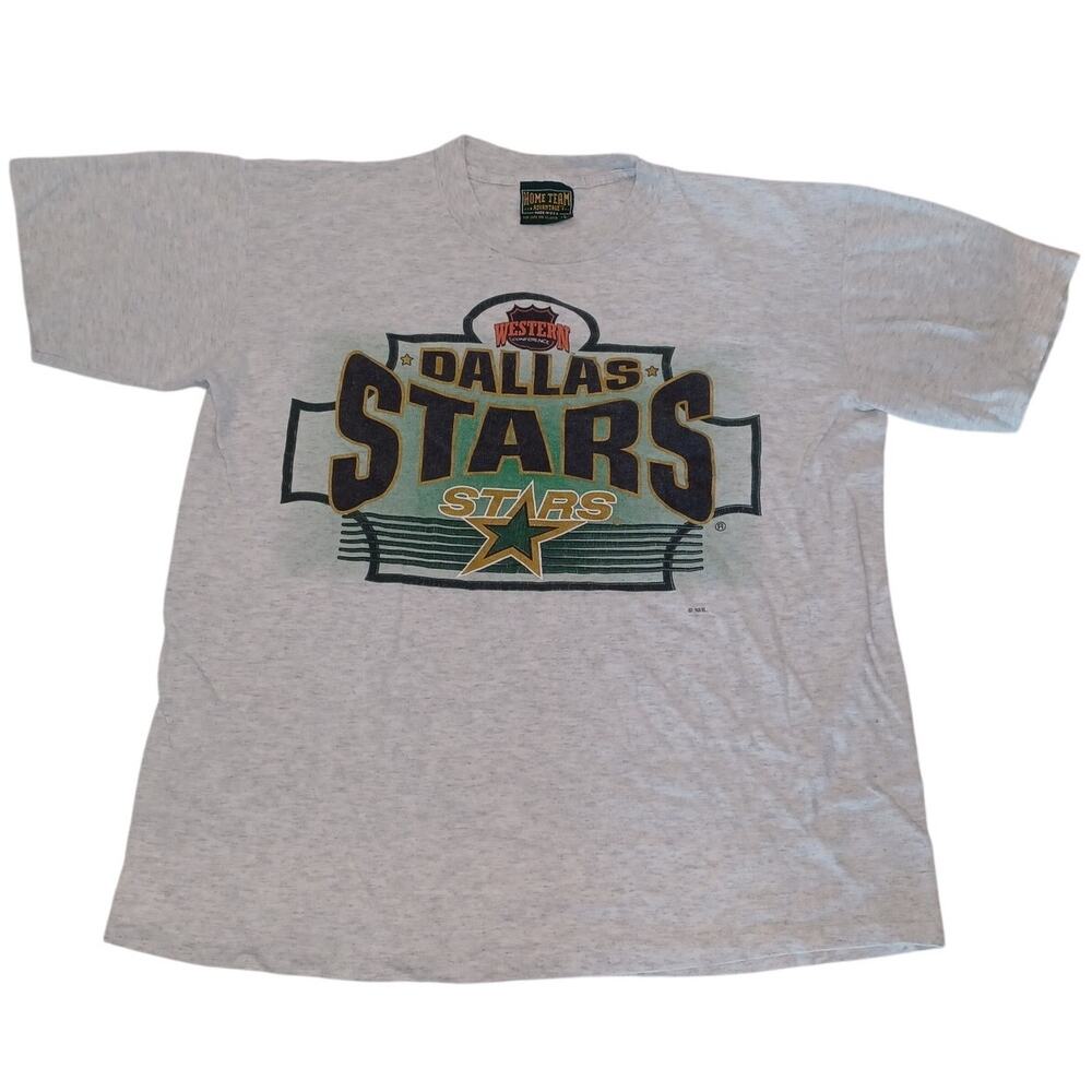 Vinatge Dallas Star Western Conference Hockey Home Team Size L
